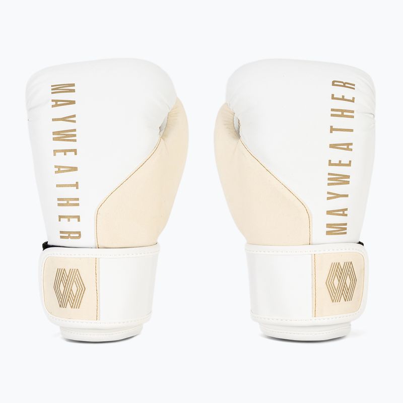 Hayabusa Mayweather Champ бели/златни боксови ръкавици 2