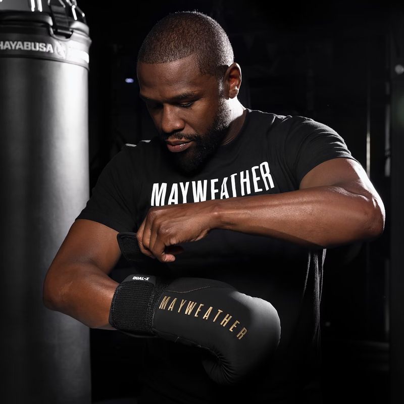 Hayabusa Mayweather Champ черни/златни боксови ръкавици 6