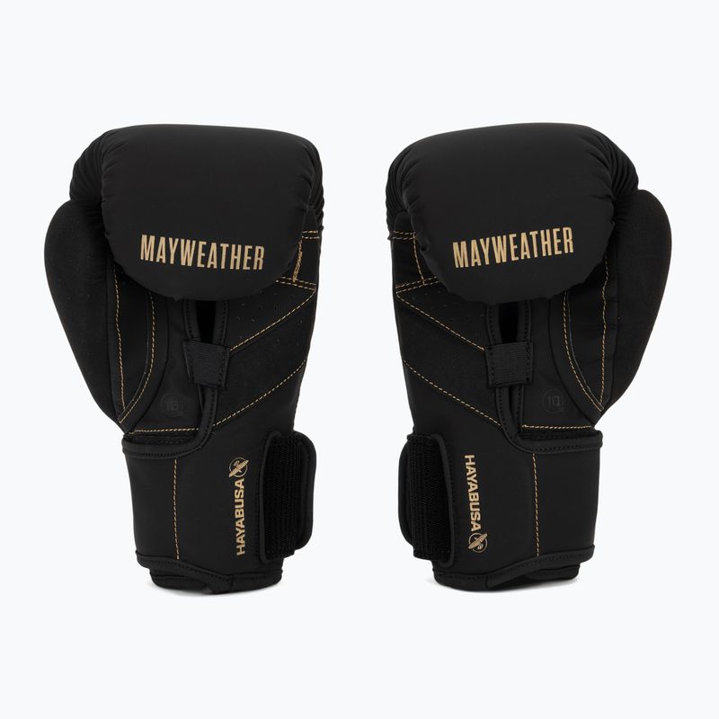 Hayabusa Mayweather Champ черни/златни боксови ръкавици 3