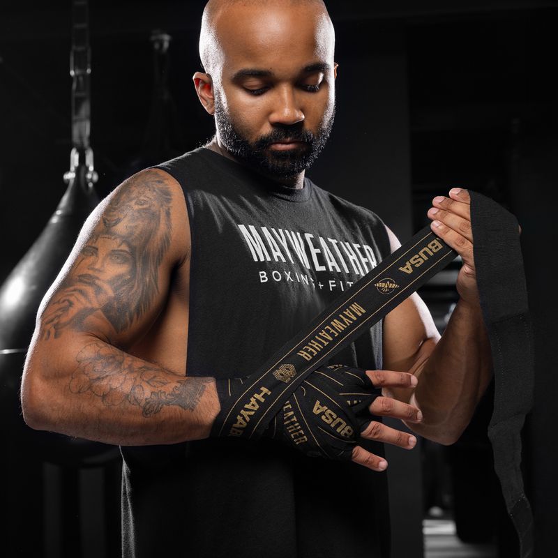 Боксови превръзки Hayabusa Mayweather Stretch 450 g black/gold 6