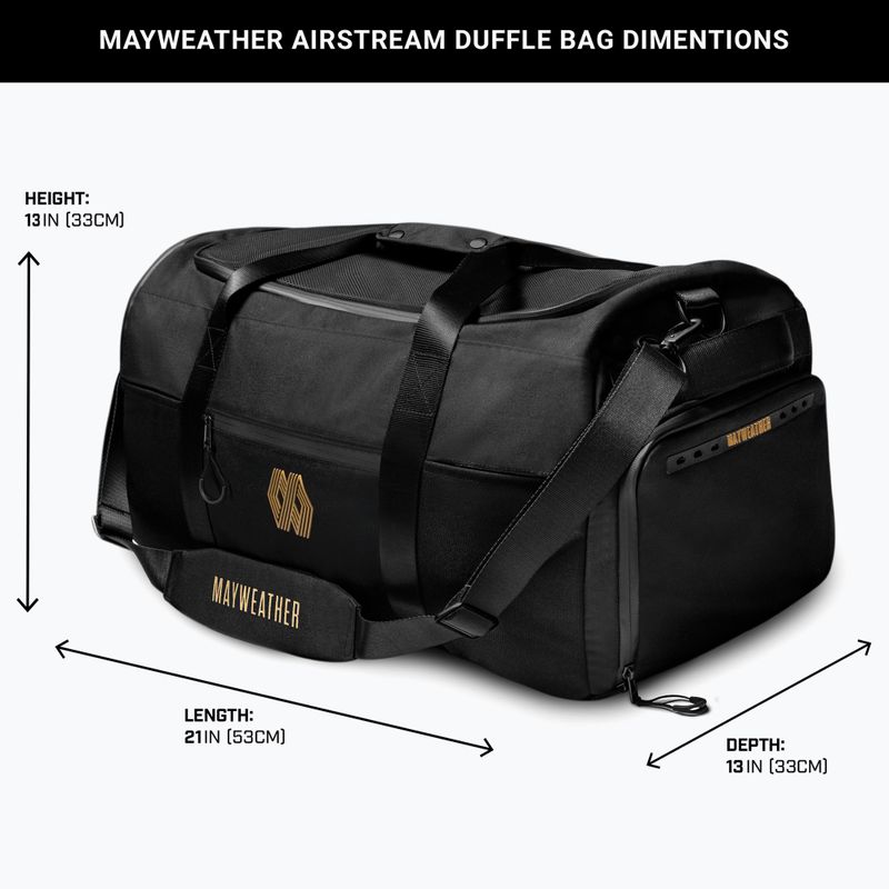 Hayabusa Mayweather Airstream Дъфъл чанта 50 л черно/златно 3