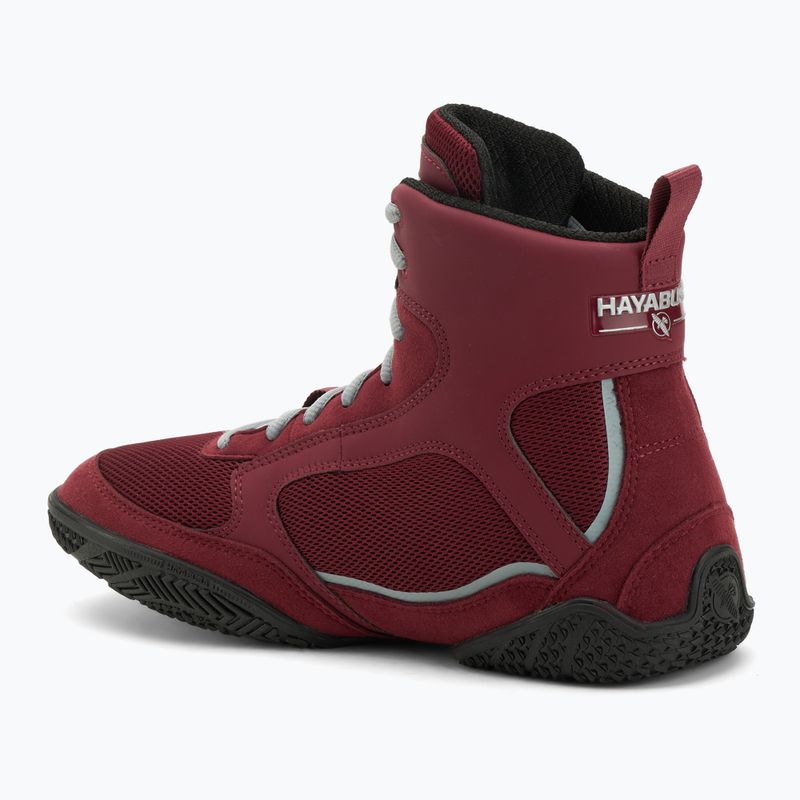 Мъжки боксьорски обувки Hayabusa Pro Boxing garnet/grey 3