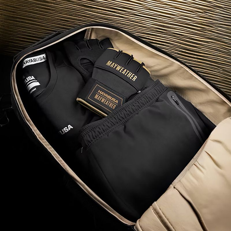 Тренировъчна раница Hayabusa Mayweather Boxing 30 l black/gold 6