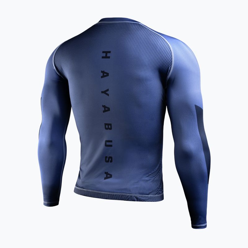 Мъжка блуза с дълъг ръкав за водни спортове Hayabusa Core Rash Guard blue 2
