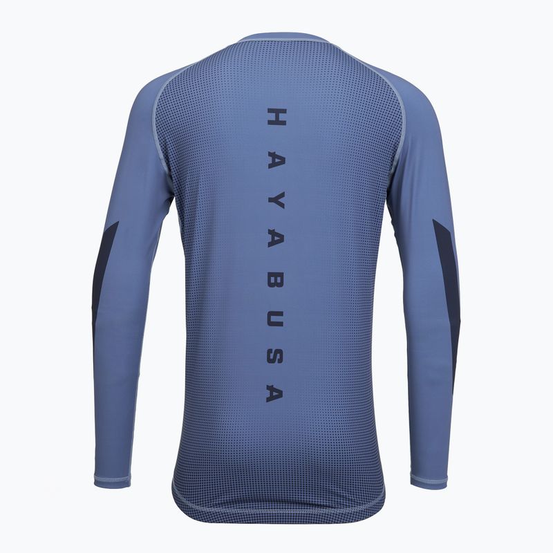 Мъжка блуза с дълъг ръкав за водни спортове Hayabusa Core Rash Guard blue 2
