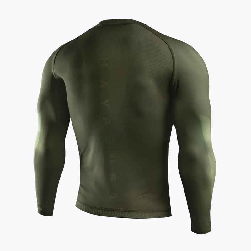 Мъжка блуза с дълъг ръкав за водни спортове Hayabusa Core Rash Guard green 2