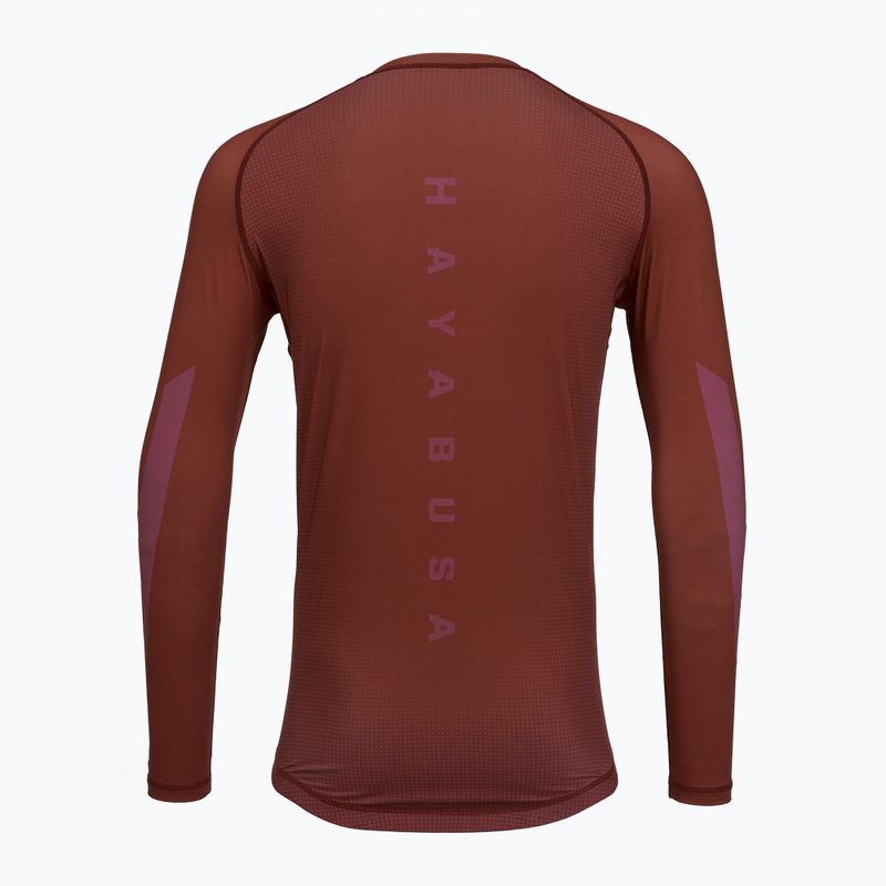 Мъжка блуза с дълъг ръкав за водни спортове Hayabusa Core Rash Guard red 2