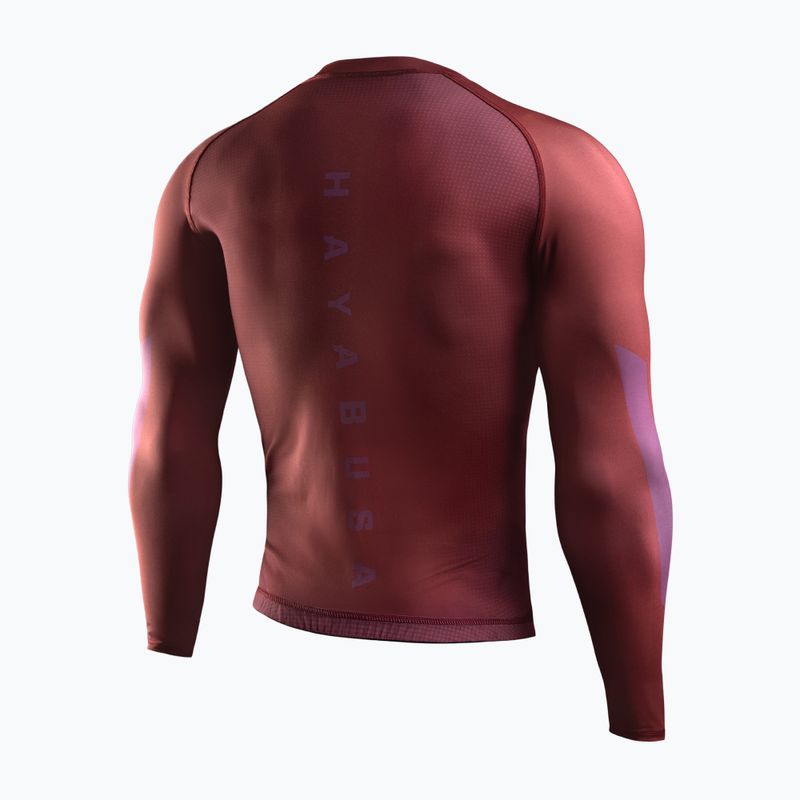 Мъжка блуза с дълъг ръкав за водни спортове Hayabusa Core Rash Guard red 2