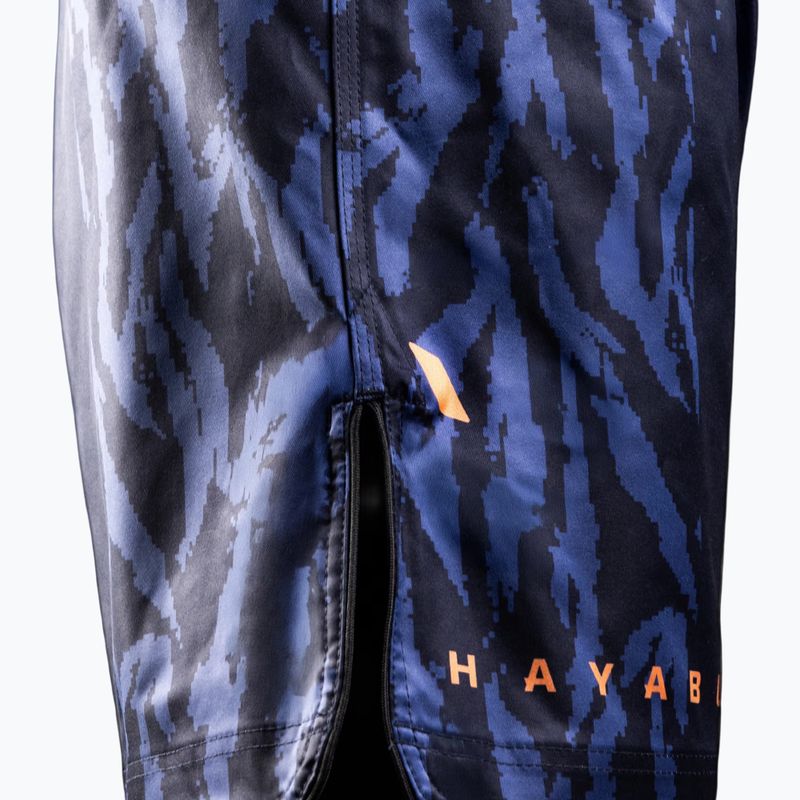 Мъжки тренировъчни шорти Hayabusa Apex Fight Mid navy/orange 4