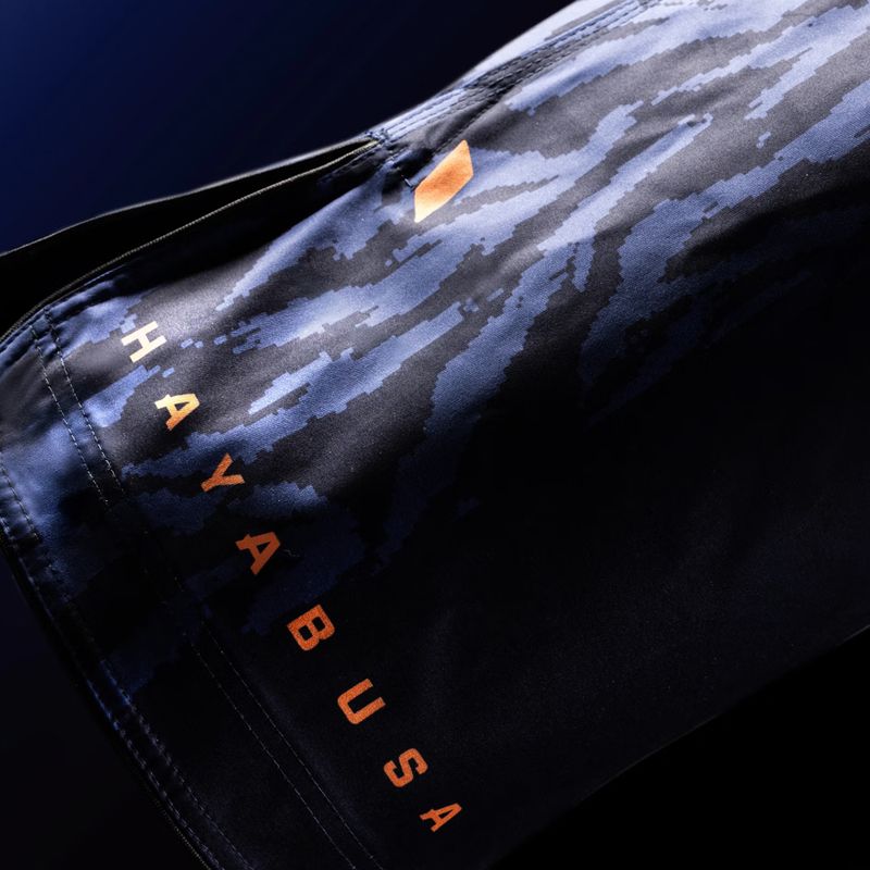 Мъжки тренировъчни шорти Hayabusa Apex Fight Mid navy/orange 7