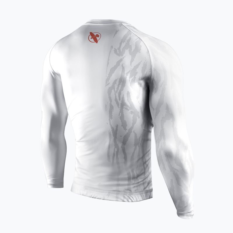 Мъжки рашгард с дълъг ръкав Hayabusa Apex Rash Guard white/coral 2