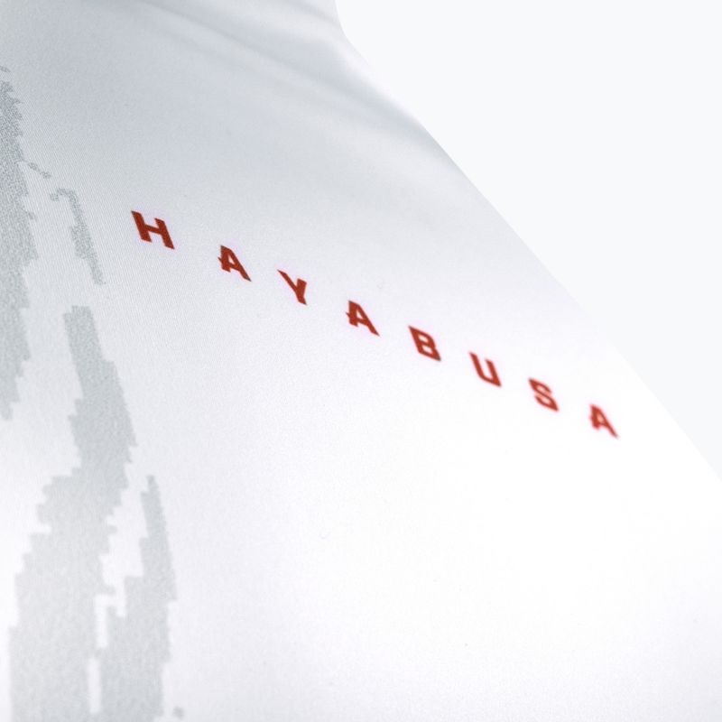 Мъжки рашгард с дълъг ръкав Hayabusa Apex Rash Guard white/coral 6