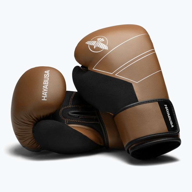 Боксови ръкавици Hayabusa S4 Leather golden brown 2