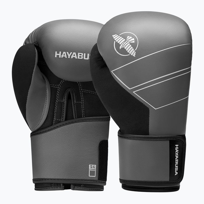 Боксьорски ръкавици Hayabusa S4 Leather grey