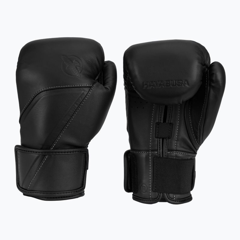Боксови ръкавици Hayabusa E1 Leather black