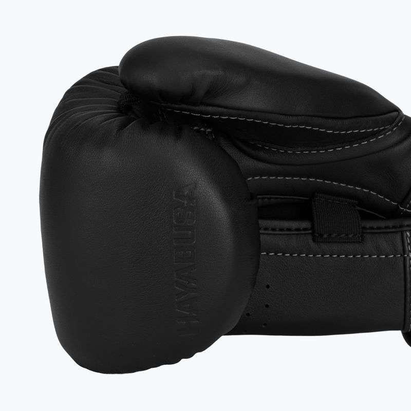 Боксови ръкавици Hayabusa E1 Leather black 7
