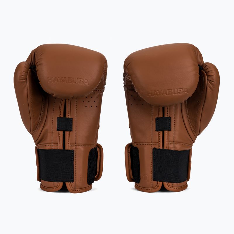 Боксови ръкавици Hayabusa E1 Leather brown 3
