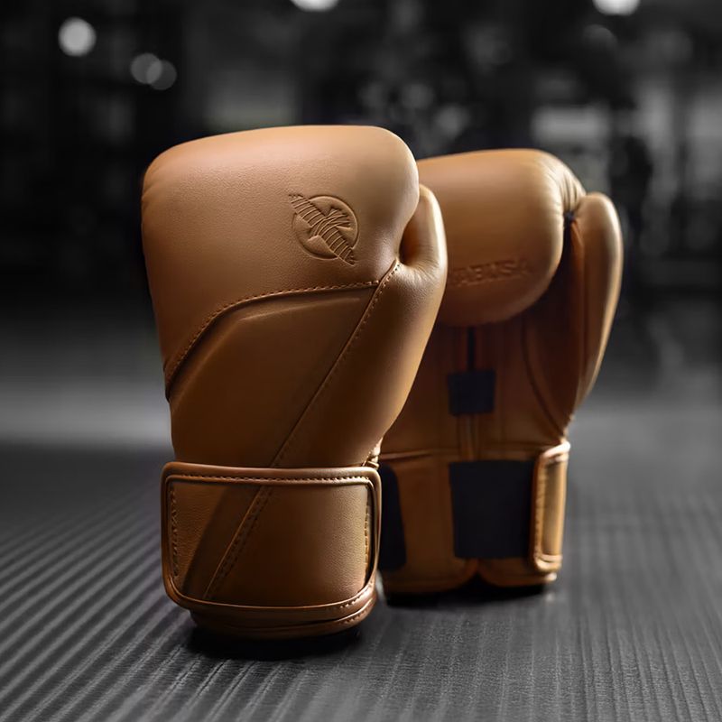 Боксови ръкавици Hayabusa E1 Leather brown 5
