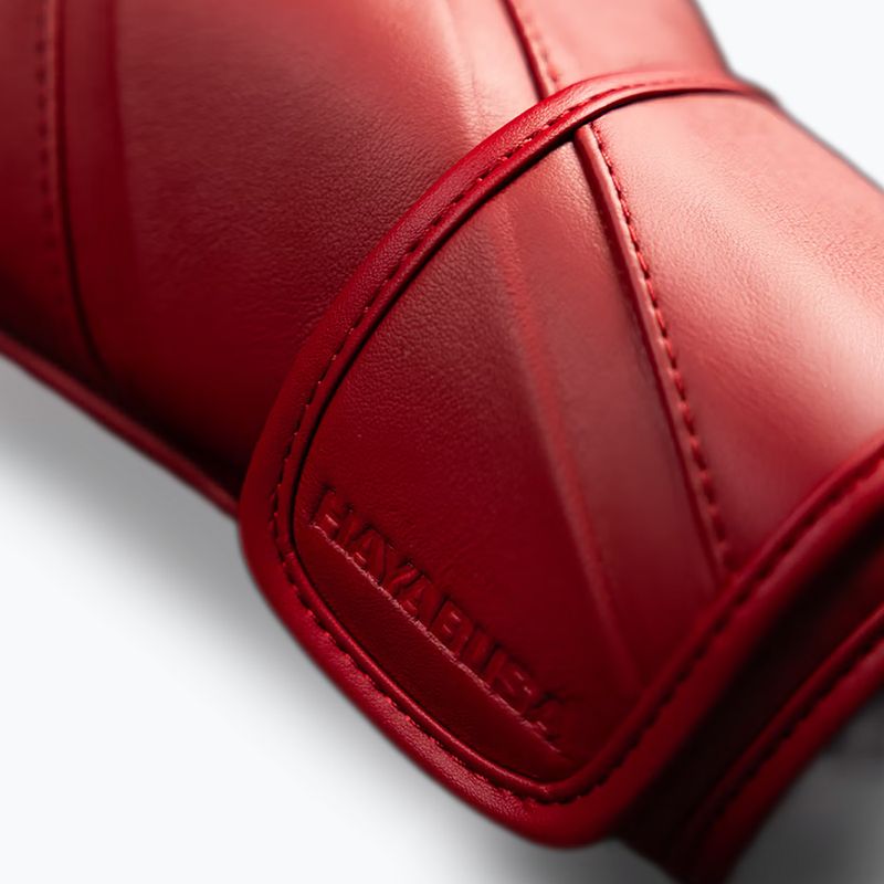 Боксови ръкавици Hayabusa E1 Leather red 4