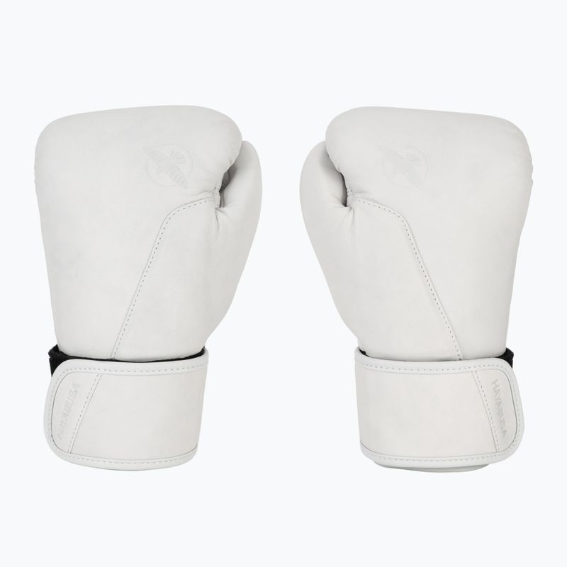 Боксови ръкавици Hayabusa T360 Leather white 2