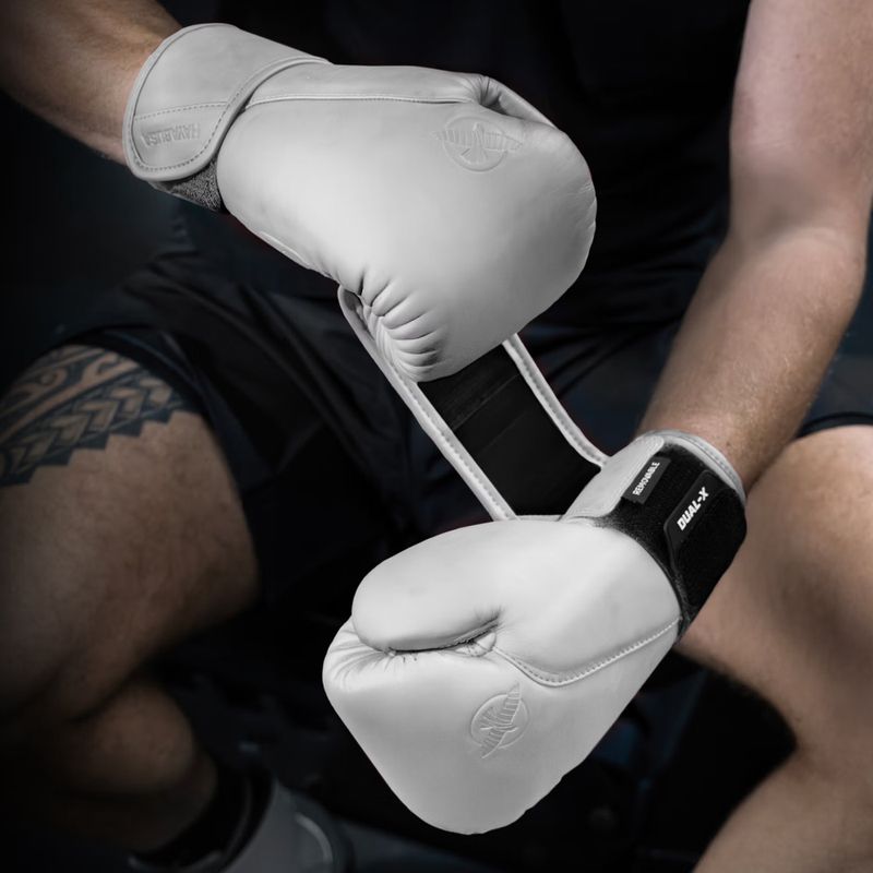 Боксови ръкавици Hayabusa T360 Leather white 5