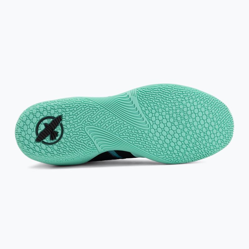 Боксьорски обувки Hayabusa Surge black/cyan 4