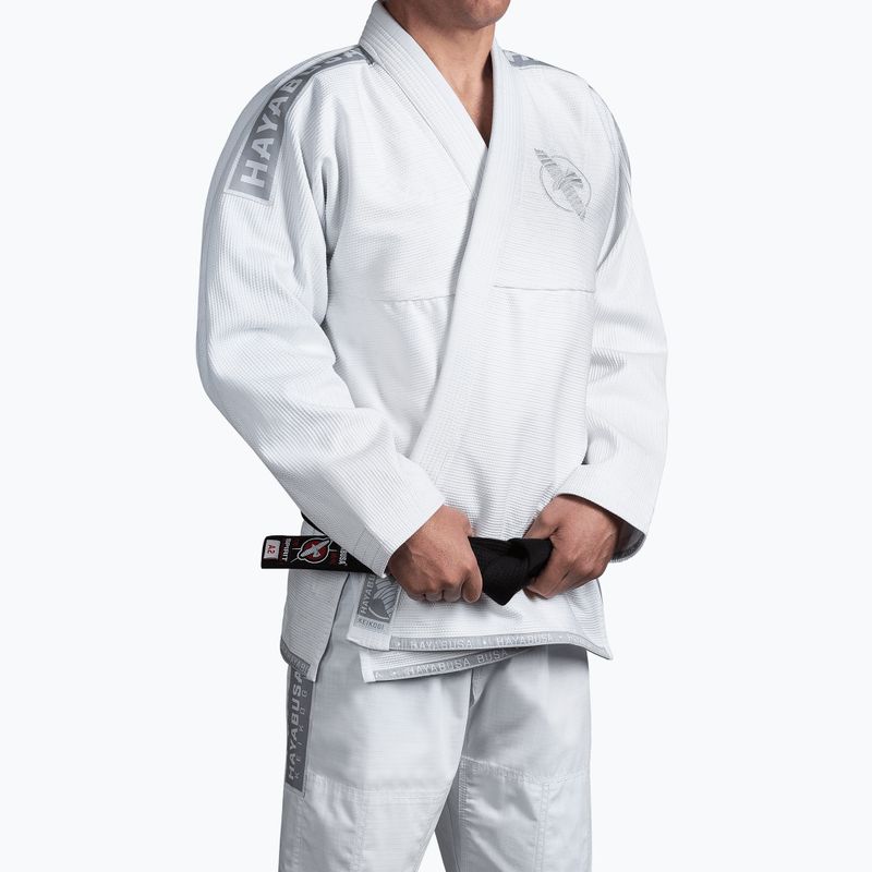 GI за бразилско жиу-житцу Hayabusa Lightweight white 4