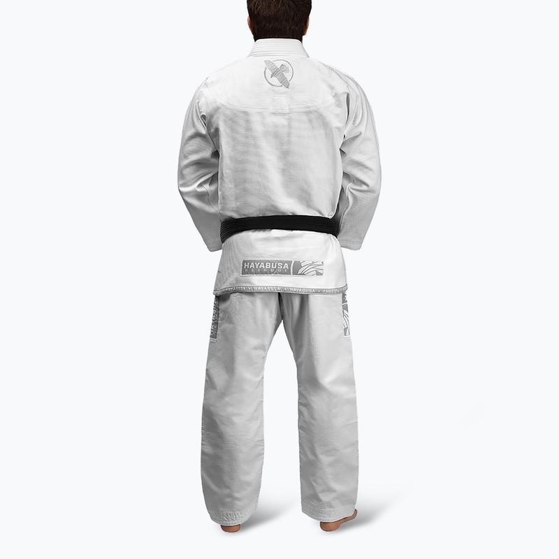 GI за бразилско жиу-житцу Hayabusa Lightweight white 5