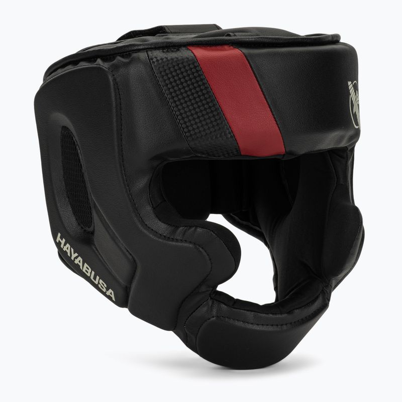 Боксов шлем Hayabusa T3 Headgear black/red