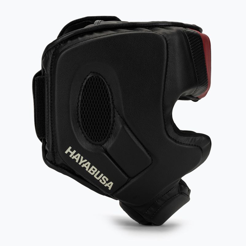 Боксов шлем Hayabusa T3 Headgear black/red 2