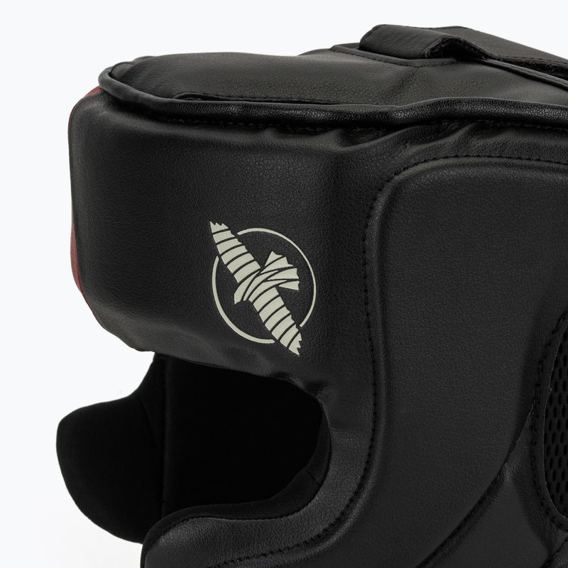 Боксов шлем Hayabusa T3 Headgear black/red 4