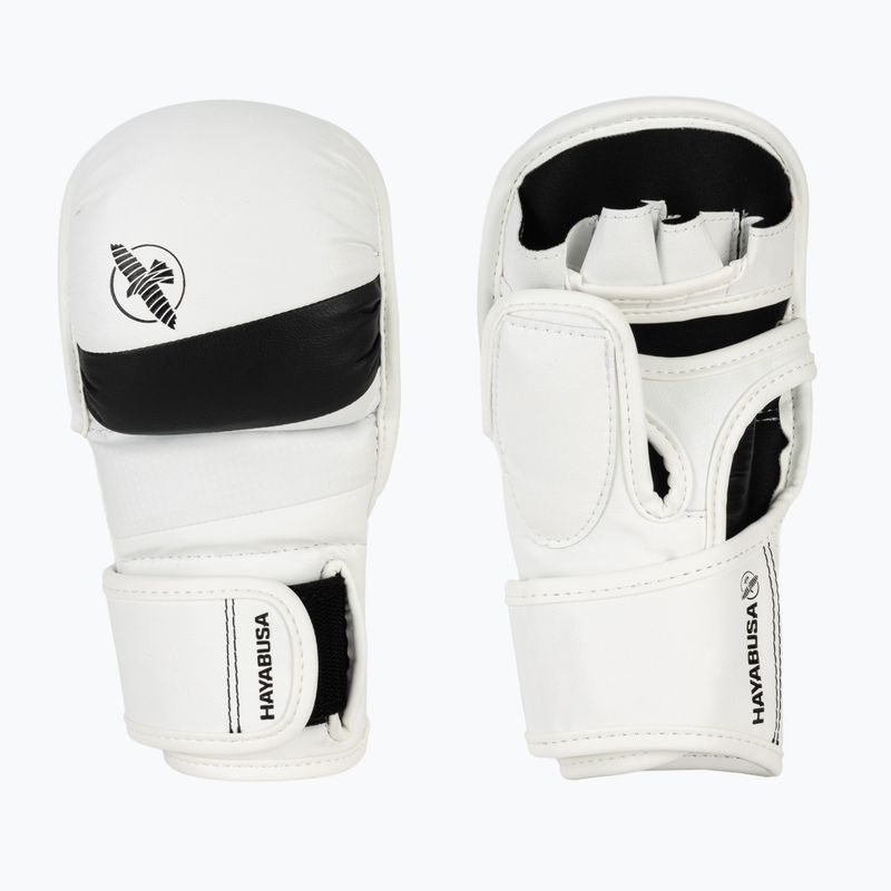 Hayabusa T3 Hybrid бели/черни граплинг ръкавици