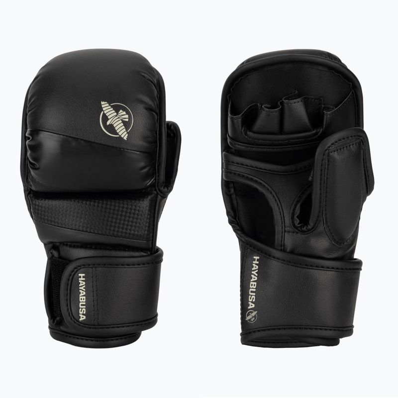 Hayabusa T3 Hybrid черни граплинг ръкавици