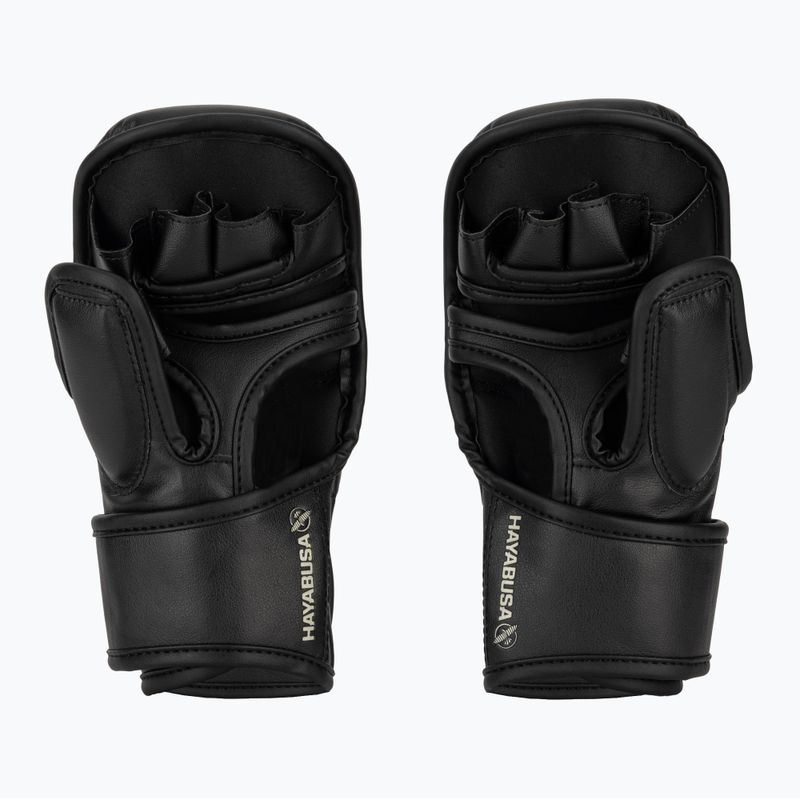 Hayabusa T3 Hybrid черни граплинг ръкавици 3