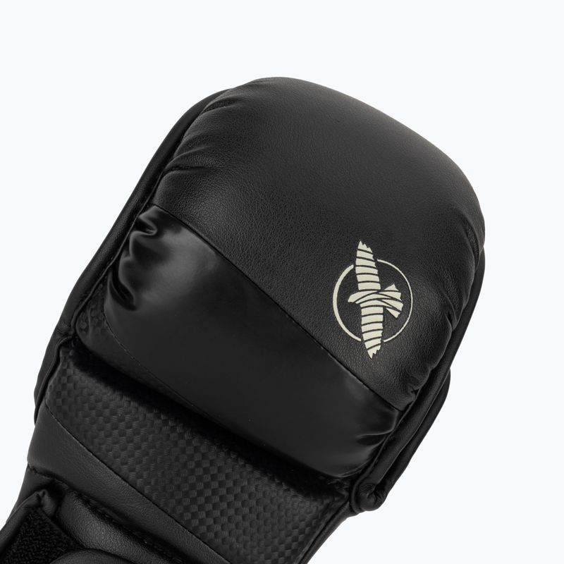 Hayabusa T3 Hybrid черни граплинг ръкавици 5