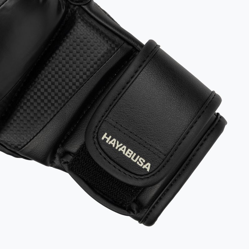 Hayabusa T3 Hybrid черни граплинг ръкавици 6