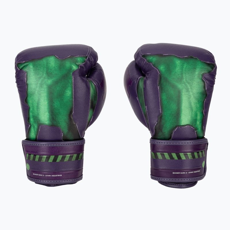 Боксови ръкавици Hayabusa Hulk на Marvel лилаво/зелено 2