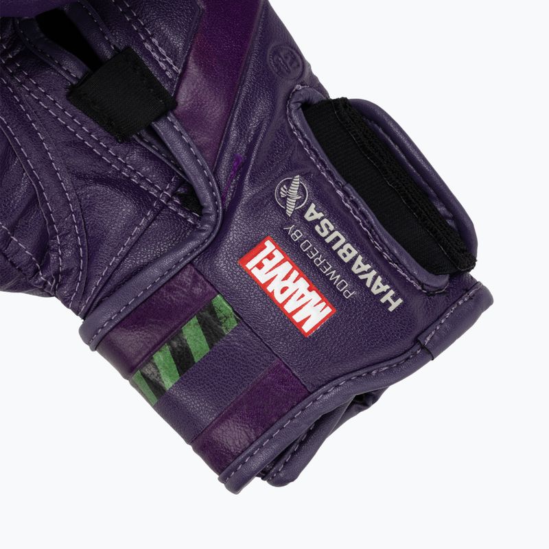Боксови ръкавици Hayabusa Hulk на Marvel лилаво/зелено 6