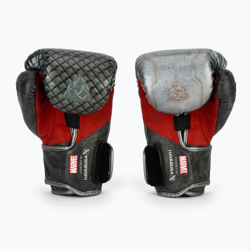 Боксови ръкавици Hayabusa Thor silver 3