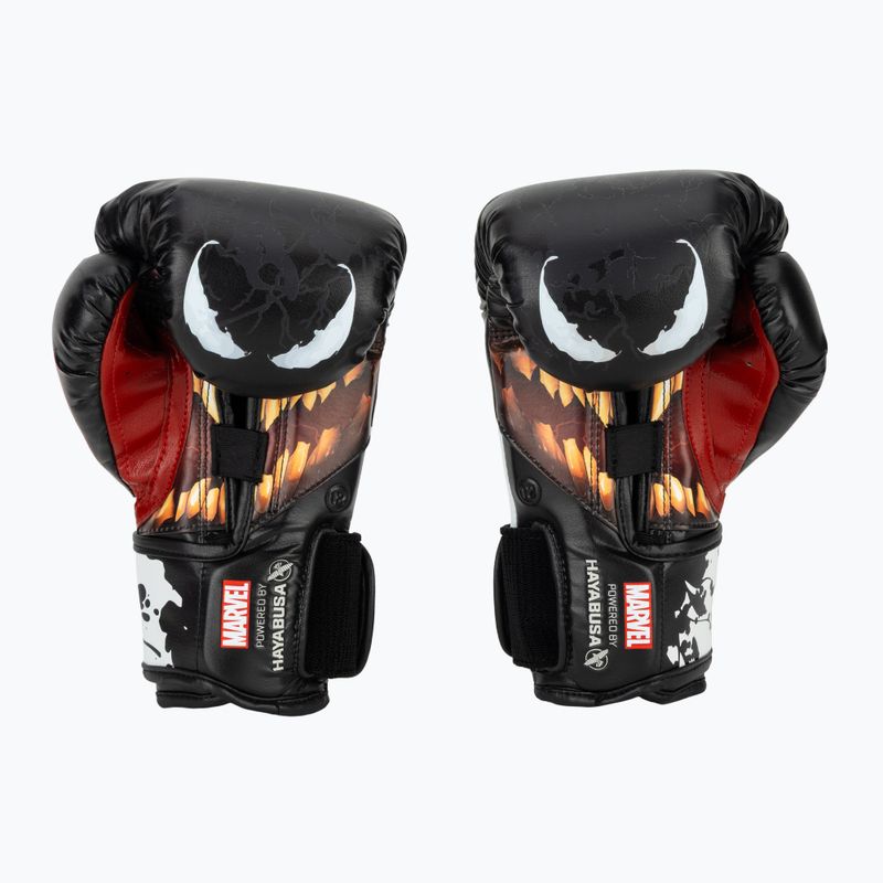 Боксови ръкавици Hayabusa Venom black/white 3