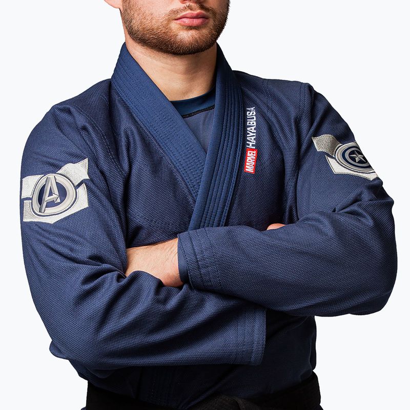 GI за бразилско джу-джицу Hayabusa Капитан Америка на Марвел син 4