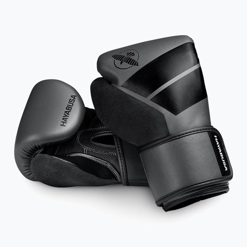 Hayabusa S4 Youth детски боксови ръкавици с въглен 3