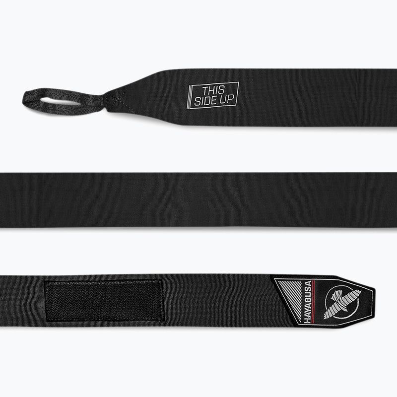 Hayabusa Perfect Stretch Младежки боксови превръзки за ръце 450 cm черни 3