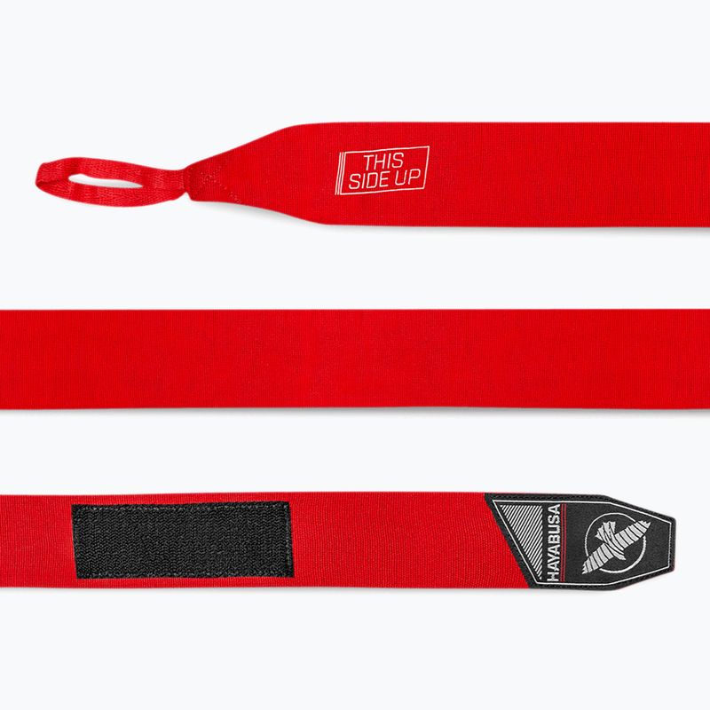 Hayabusa Perfect Stretch Младежки боксови превръзки за ръце 450 cm червени 3