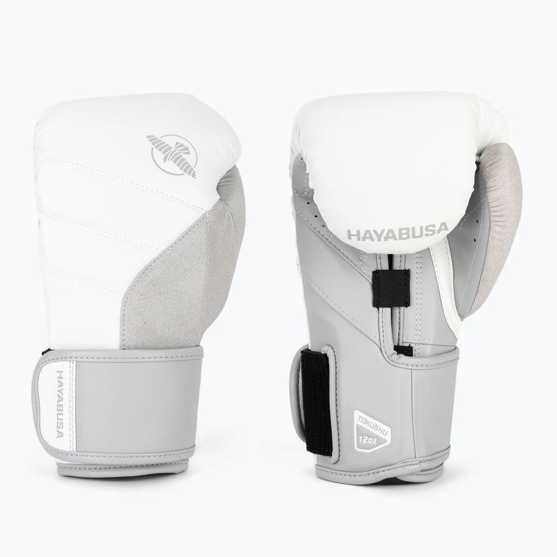 Боксови ръкавици Hayabusa T3 white/grey