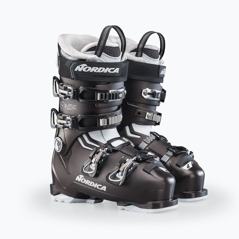 Дамски ски обувки Nordica The Cruise 75 W pearl black/white/gold 6