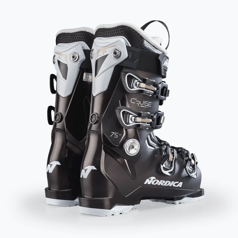 Дамски ски обувки Nordica The Cruise 75 W pearl black/white/gold 11