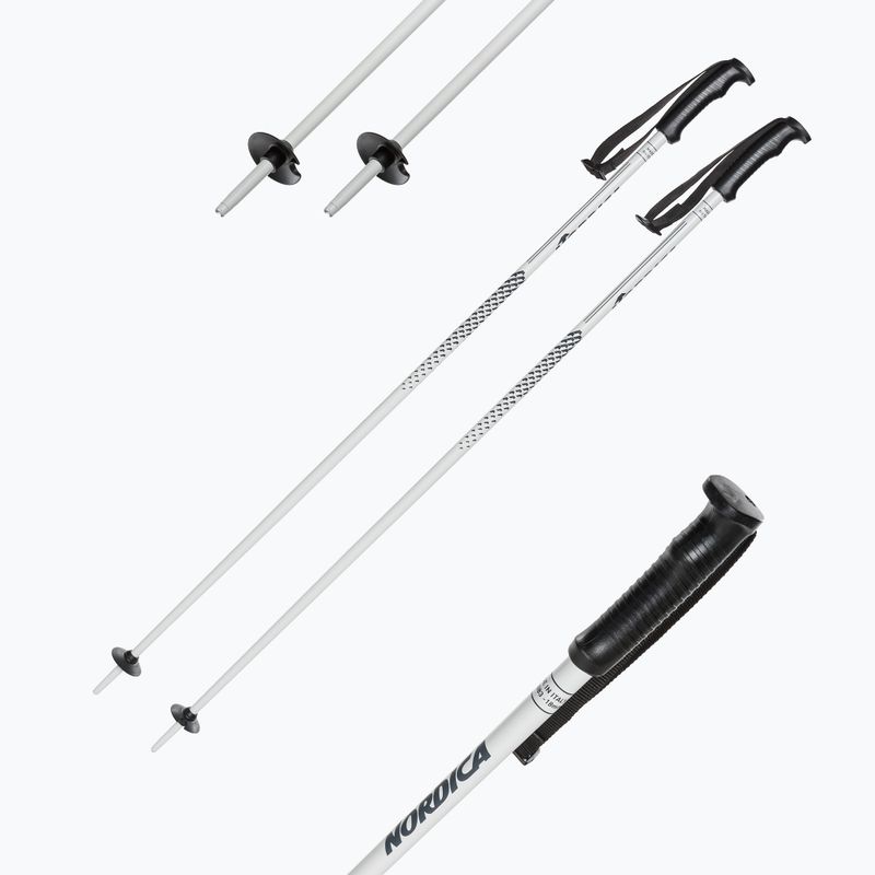 Ски палки Nordica Primo Uni бели 5
