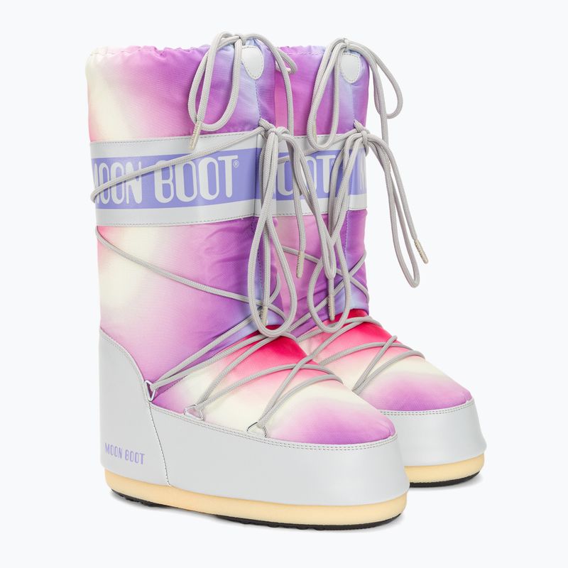 Дамски ботуши Moon Boot Icon Tie Dye snow boots glacier grey 4