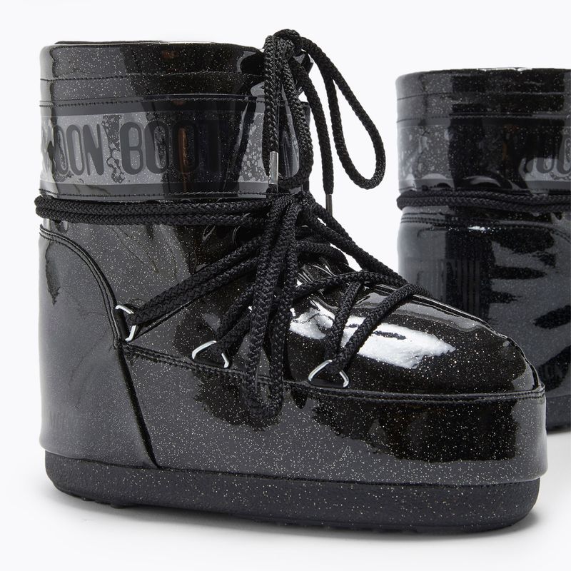 Дамски ботуши Moon Boot Icon Low Glitter black snow boots 8
